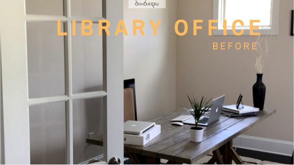 Home Office Before Shelving Added